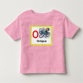 O is voor Octopus Kinder Shirts (Voorkant)