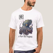 O is voor Octopus T-Shirt (Voorkant)