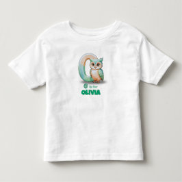 O is voor Olivia - Maatwerk Peuter T-Shirt