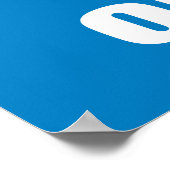 O is voor Oscar de Grouch | Jouw namen toevoegen Poster (Hoek)