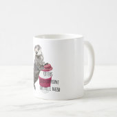 O is voor Otter Koffiemok (Voorkant rechts)