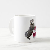 O is voor Otter Koffiemok (Voorkant links)