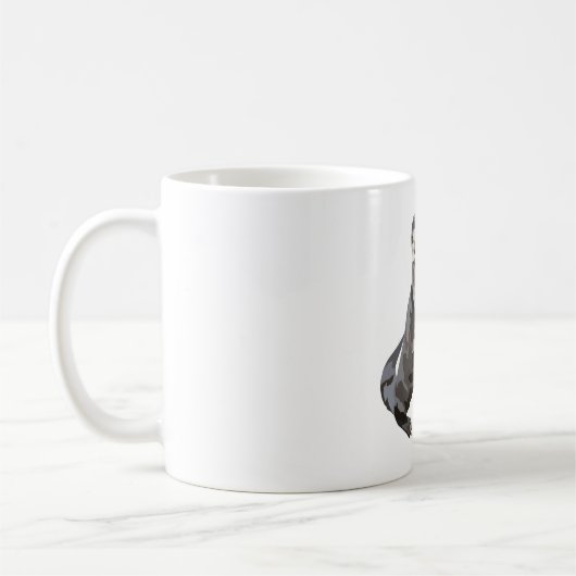 O is voor Otter Koffiemok (Links)