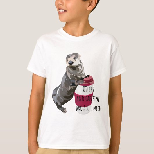 O is voor Otter T-shirt (Voorkant)