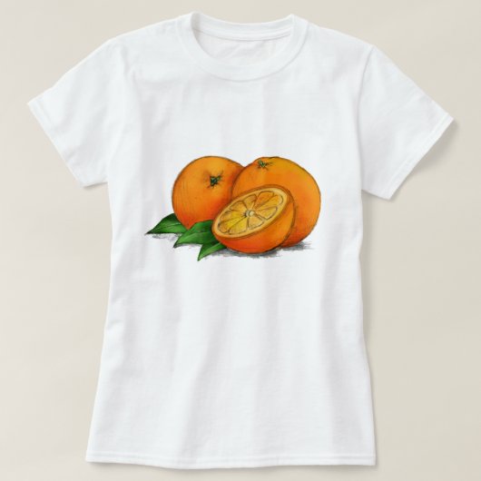 O is voor Sinaasappels T-shirt (Design voorkant)