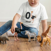 O is voor struisvogel: Schattig alfabet leren Kinder Shirts