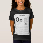 O is voor uil t-shirt (Voorkant)