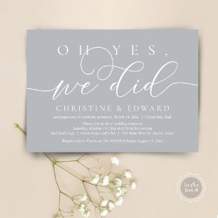 O Ja, Dat Hebben We Gedaan, Trouw Elopement Romant Kaart