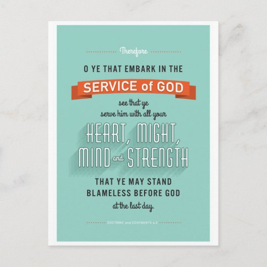 O ja die Embark. LDS-briefkaart Briefkaart (Voorkant)