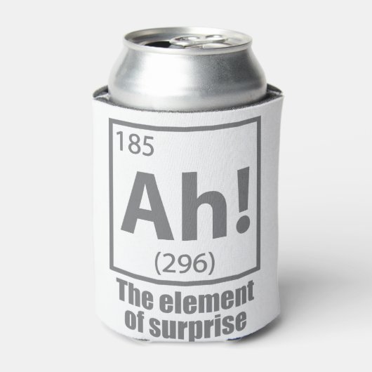 O, ja. Element of Surprise Funny Chemistry Joke Blikjeskoeler (Blikje Voorkant)