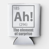 O, ja. Element of Surprise Funny Chemistry Joke Blikjeskoeler (Voorkant)