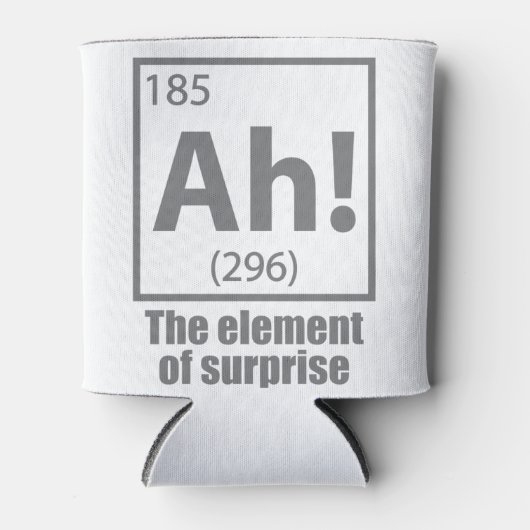 O, ja. Element of Surprise Funny Chemistry Joke Blikjeskoeler (Voorkant)