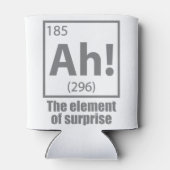 O, ja. Element of Surprise Funny Chemistry Joke Blikjeskoeler (Achterkant)
