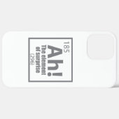 O, ja. Element of Surprise Funny Chemistry Joke Case-Mate iPhone Case (Achterkant (horizontaal))