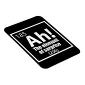 O, ja. Element of Surprise Funny Chemistry Joke Magneet (Rechterzijde)