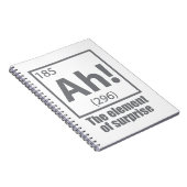 O, ja. Element of Surprise Funny Chemistry Joke Notitieboek (Rechterzijde)