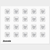 O, ja. Element of Surprise Funny Chemistry Joke Ronde Sticker (Vel)