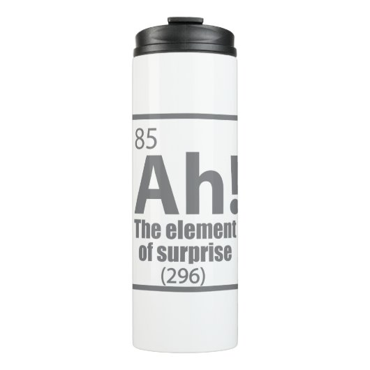 O, ja. Element of Surprise Funny Chemistry Joke Thermosbeker (Voorkant)