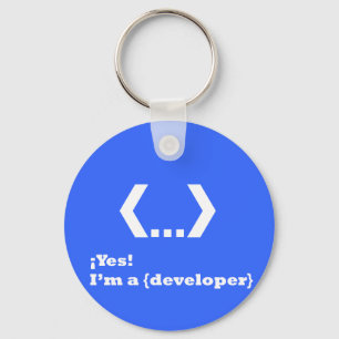 O ja....I ben a {Developer} (Llavero) Sleutelhanger