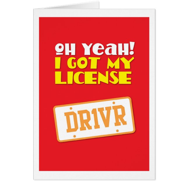 O ja! Ik heb mijn licentie. DR.1VER (Voorkant)