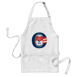 "O, ja we kunnen" Apron. Standaard Schort