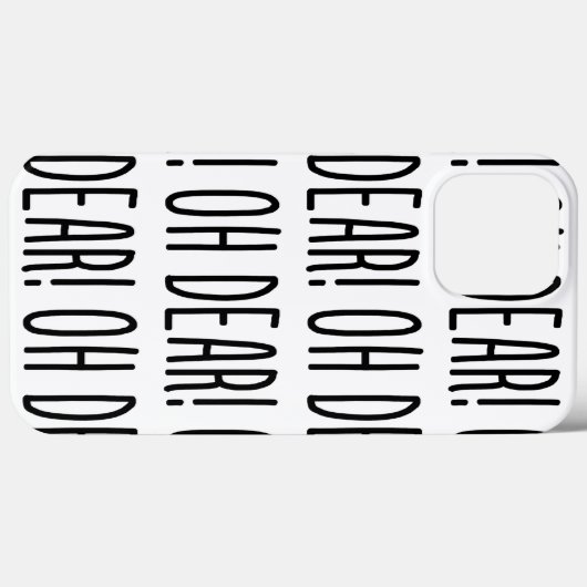 O JE! Case-Mate iPhone CASE (Achterkant (horizontaal))