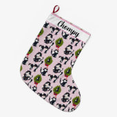 O je! De kat zit in de boom Grote Kerstsok (Voorkant (Hangend))