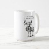 O jee, het is al kerst koffiemok (Voorkant rechts)