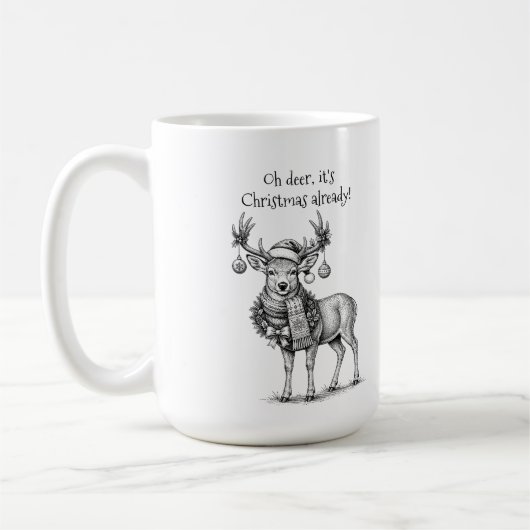O jee, het is al kerst koffiemok (Links)