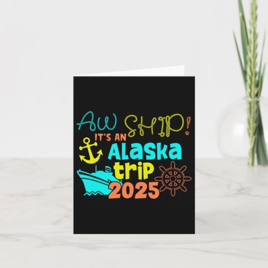 O jee! Het is een Alaska reis 2025 Kaart (Voorkant)