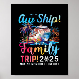 O jee! Het is een gezinstrip 2025 Familie Matching Poster