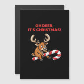 O jee het is kerst Gestresste rendieren met zoetig (Voorkant / Achterkant)