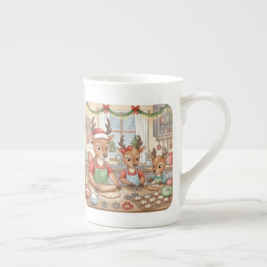 O jee, het is Kerstmis! Koffiemok Porselein Kop (Rechts)