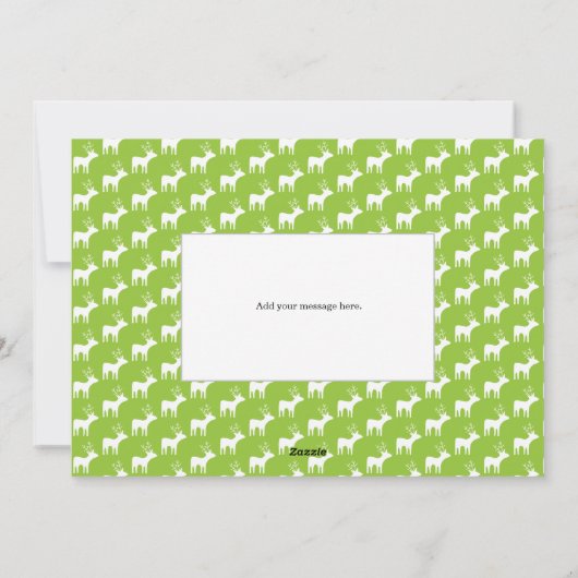 O jee wat een jaar lime groene fotocollage feestdagenkaart (Achterkant)