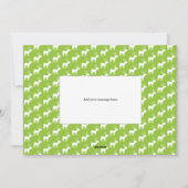 O jee wat een jaar limoengroene fotocollage feestdagenkaart (Achterkant)