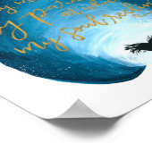 O Jezus Christus, die Manger is druk Poster (Hoek)