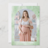 O Jongen Baby Borrel Kaart (Achterkant)