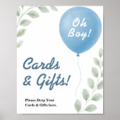 O Jongen Baby Borrel Poster (Voorkant)