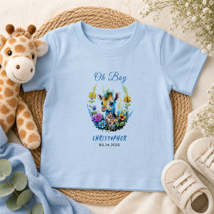 O jongen! Baby Giraffe Baby Borrel