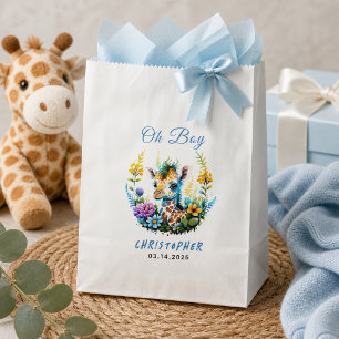 O Jongen! Baby Giraffe Baby Shower Bedankzakje