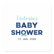 O Jongen Baby Shower | Feest Favoriet Dank je Stic