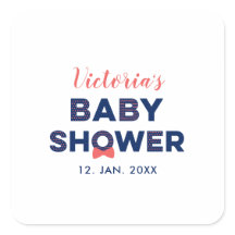 O Jongen Baby Shower | Feest Favoriet Dank je Stic