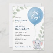 O Jongen Baby Shower Kaart (Voorkant)
