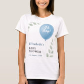 O Jongen Baby Shower T-shirt (Voorkant)