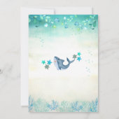 O jongen baby shower uitnodiging (Achterkant)