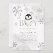 O jongen baby shower uitnodiging (Voorkant)