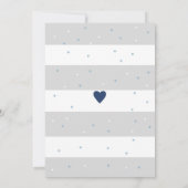 O jongen baby shower uitnodiging (Achterkant)