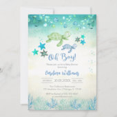 O jongen baby shower uitnodiging (Voorkant)