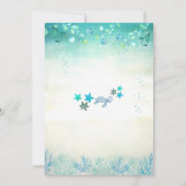 O jongen baby shower uitnodiging (Achterkant)