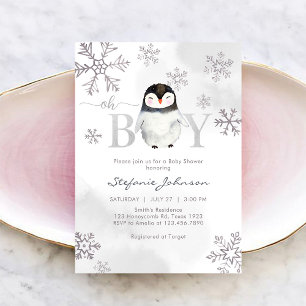 O jongen baby shower uitnodiging